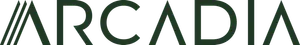 An A formed out of an inverted V with additional lines next to the left ascender, followed by "RCADIA"