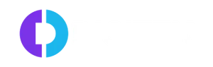 A purple and blue circle with a D cut out of it, followed by "Digitex" in white capitals