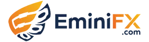 A butterfly logo followed by the words EminiFX
