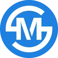 MetaSwap MGAS token icon, a blue circle with white M and S logo