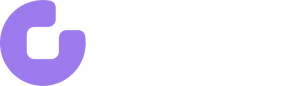 A purple circle with a square shape missing from the center and from the top right corner, followed by the text "OptiFi" in white