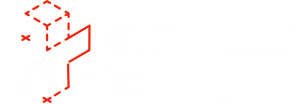 A red and white orthogonal diagram of various cube shapes, followed by "Orthogonal Trading" in white
