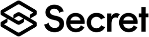 An S formed from two interlocking diamond shapes, followed by "Secret" in black
