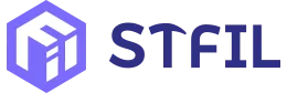 A purple cube shape with "Fil" overlaid in white, followed by "STFIL" in navy capitals