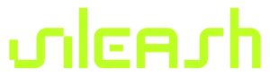 "Unleash" in blocky chartreuse pixel text