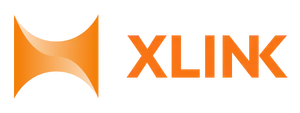 An orange X symbol followed by "XLINK" in orange