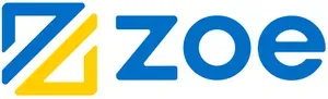 Generación Zoe logo, a blue and yellow Z-shape next to the text "zoe"